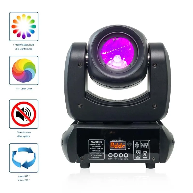 Professional 100W LED Moving Head Beam Light With High Brightness for Stage Performance