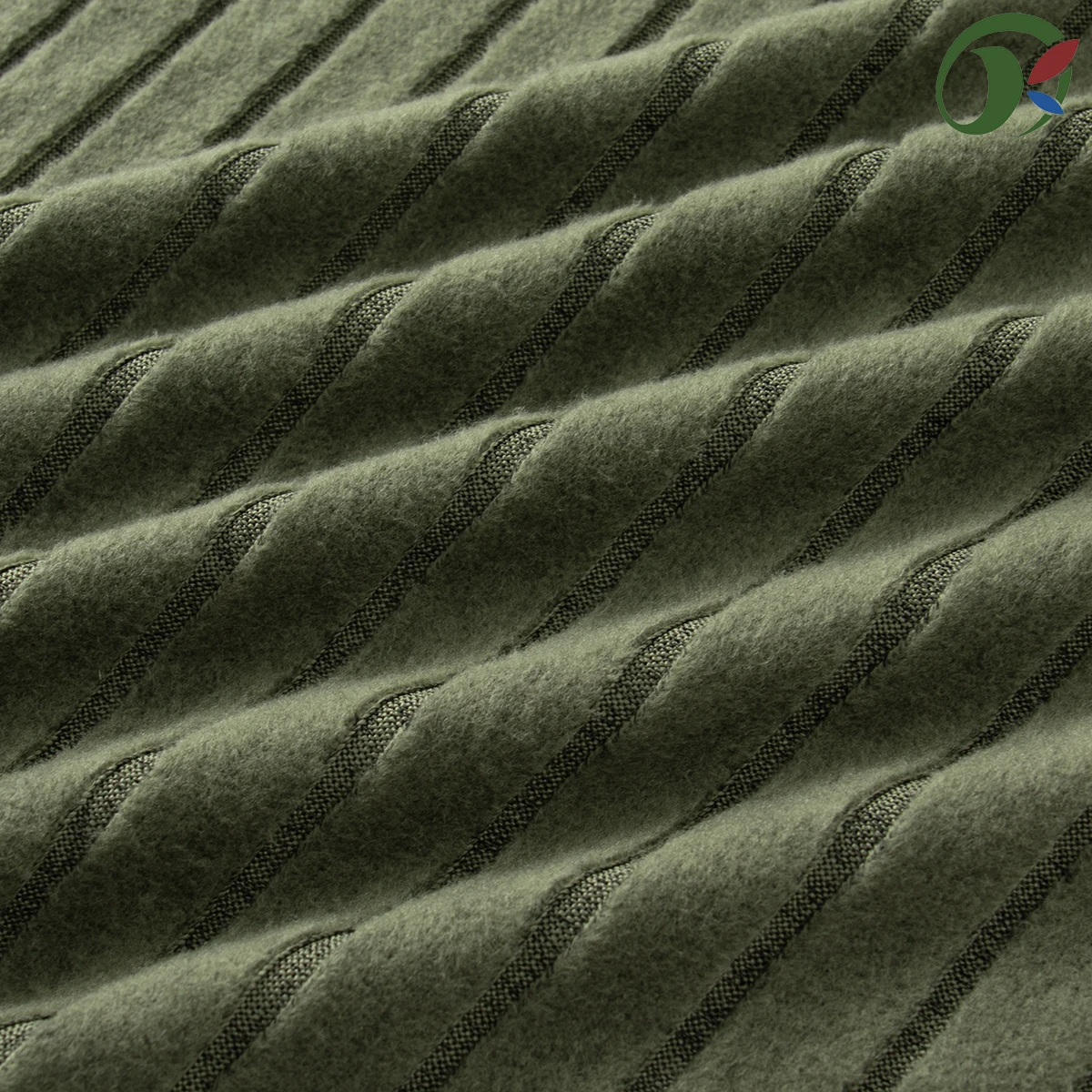 12 * 4 knitted ribbed velvet polyester spandex textile fabric suitable for pants and skirts