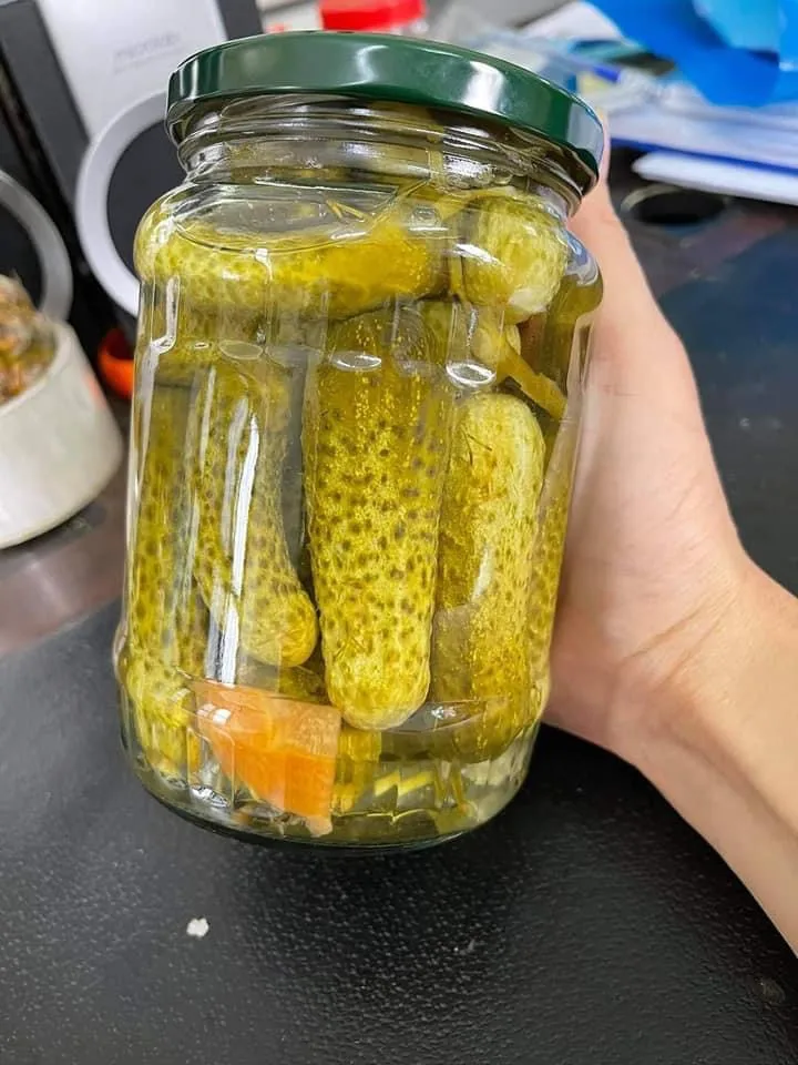 Производство качественных маринок сладко-кислый маринованный детский консервированный огурец для России Whatsapp 0084 989 322 607