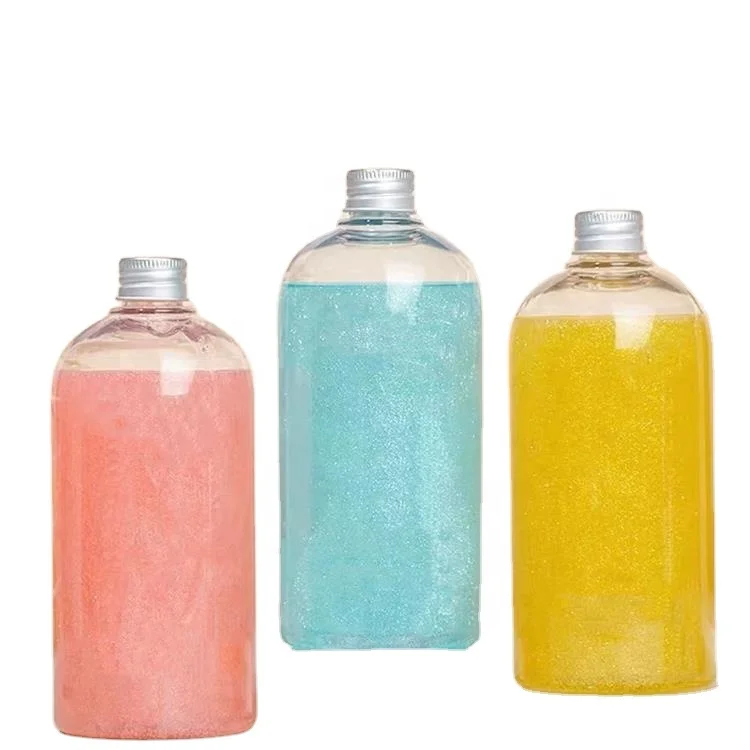 Wholesale price Different Fruity Niacinamide Brightening Scrub Shower Gel Body Wash