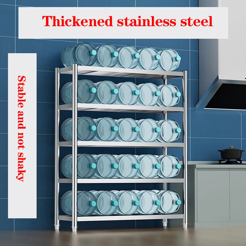 Heavy-Duty Metal Wire Shelf Unit 6 Large Storage Racks Adjustable Height Commercial Steel Storage Racks Hotel Restaurant Use