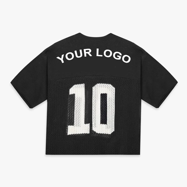 Custom cable design logo knitwear fashion crew neck short sleeve men knit crochet sweater top knitted mesh jersey