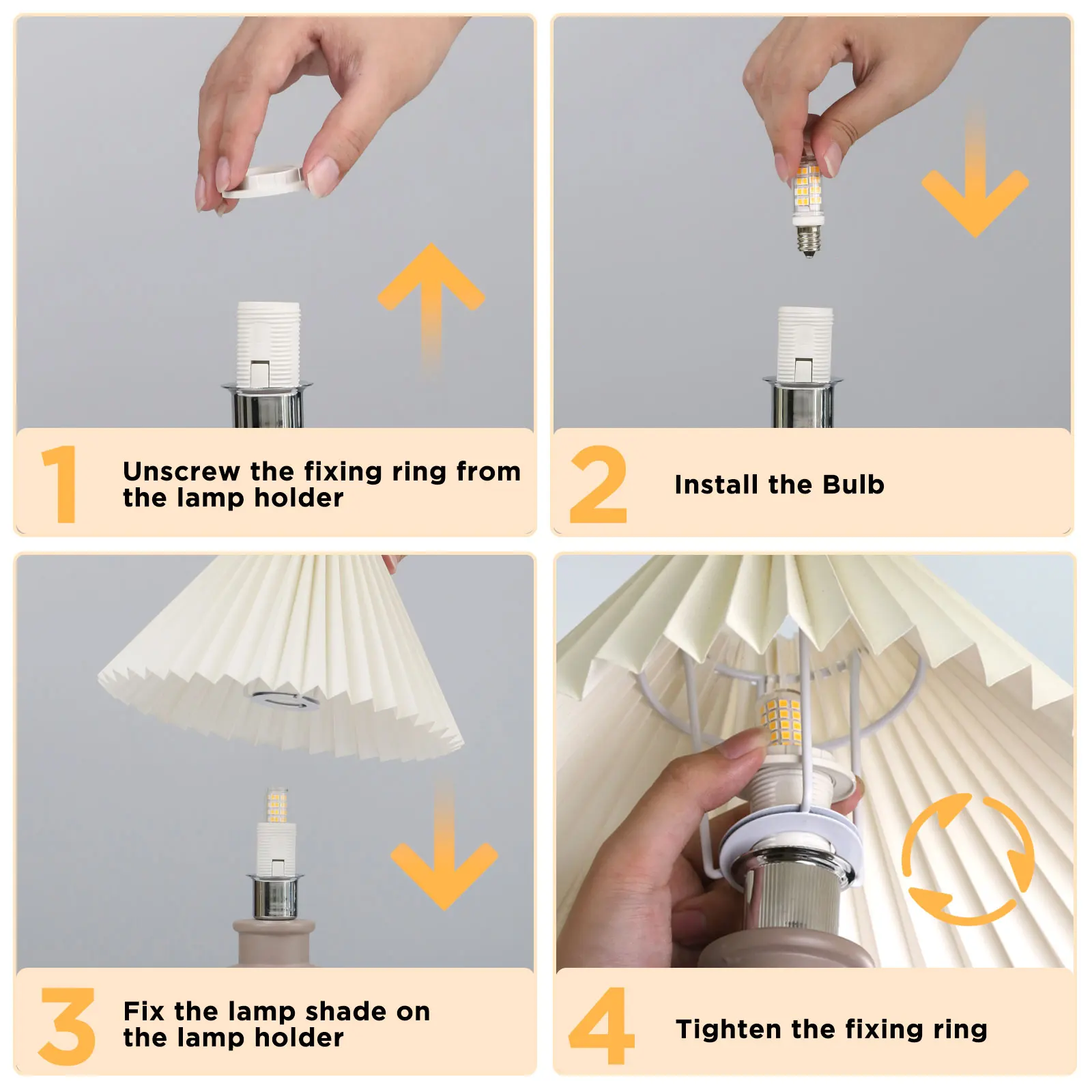 Nordic Creative Ceramic Base small Table Lamp, Simple Atmosphere Decoration Night Light  For Bedroom Decoration