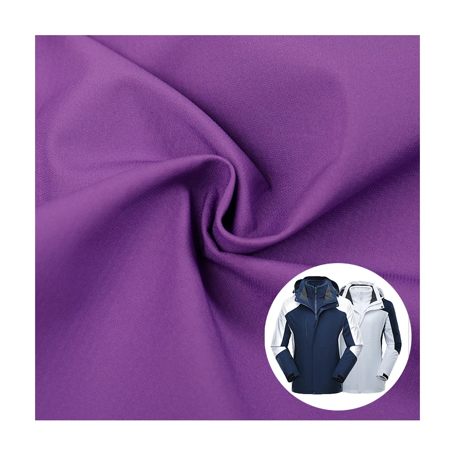 
50D Polyester Fabric High Stretch Grid 0.1 Waterproof Polyester Fabric For Jackets 