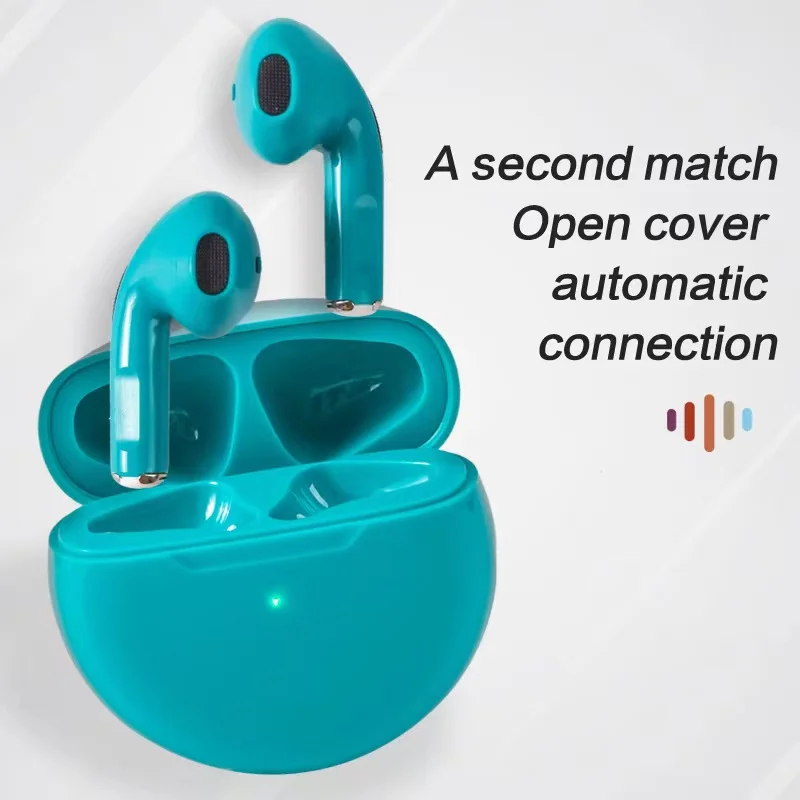 Wholesale TWS Earbuds PRO 6 BT 5.0 Earphone touch-controlled Earphone pro6 Wireless Earphones Pro 6 For iPhone Android