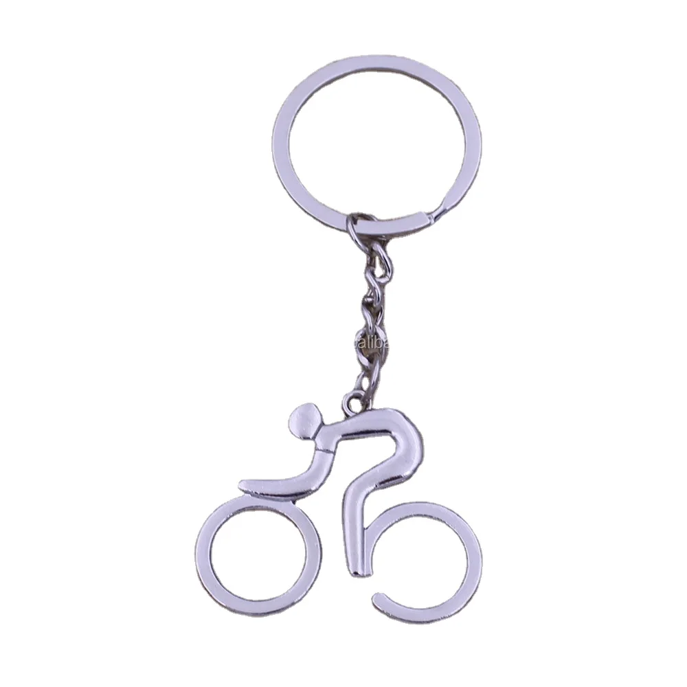 Wholesale Cheap Custom Metal Bike Keychain Bicycle Keychain on Sale