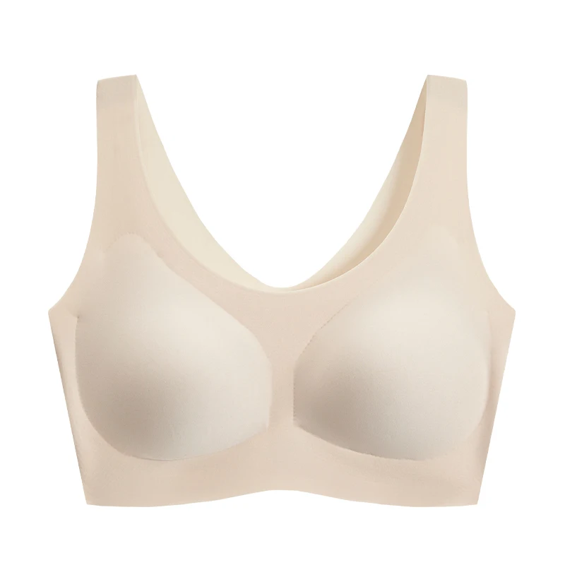 Оптовая продажа, бесшовный спортивный бюстгальтер без косточек, спортивный бюстгальтер для йоги со съемными подушечками для женщин