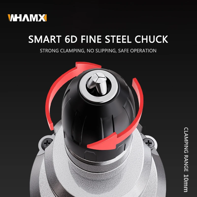 WHAMX скорость регулируемый Ударный Молоток Деревообработка 10 мм набор