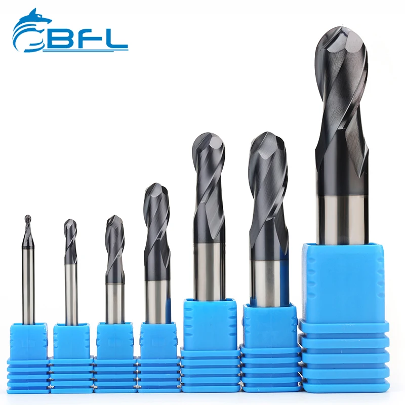 BFL HRC55 Solid Carbide Frese 2 Flute Ball Nose Cutter Bit  Carbide Bars for Tool Production