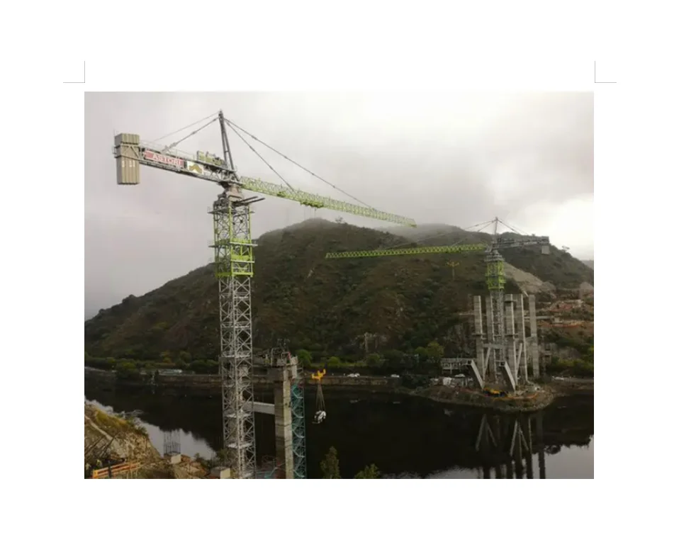Used high performance and high quality new design Zoom-lion 240 ton D5200-240 heavy Topkit tower crane