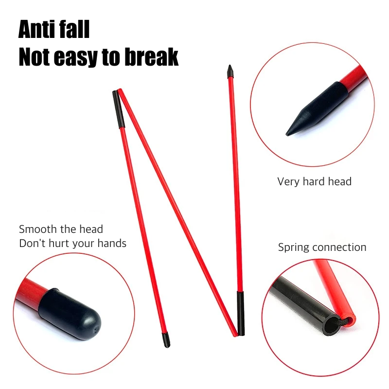 Folding Golf Alignment Sticks Golf Indicator Golf Training Equipment Accessories