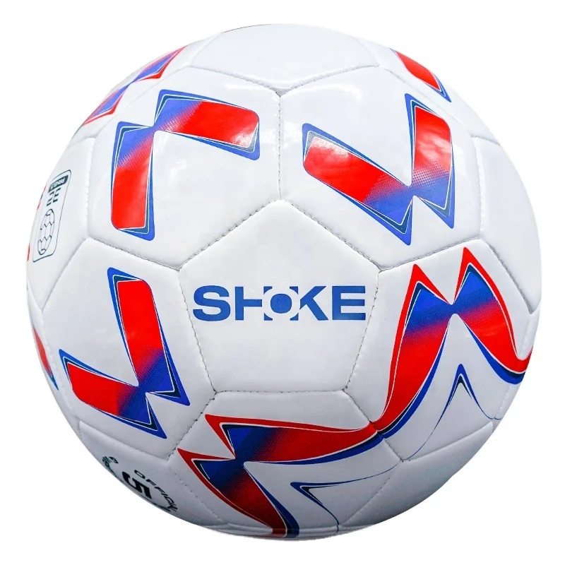 Wholesale Factory machine stitch Football Pvc Material Size 5 Soccer Ball customize brand logo football