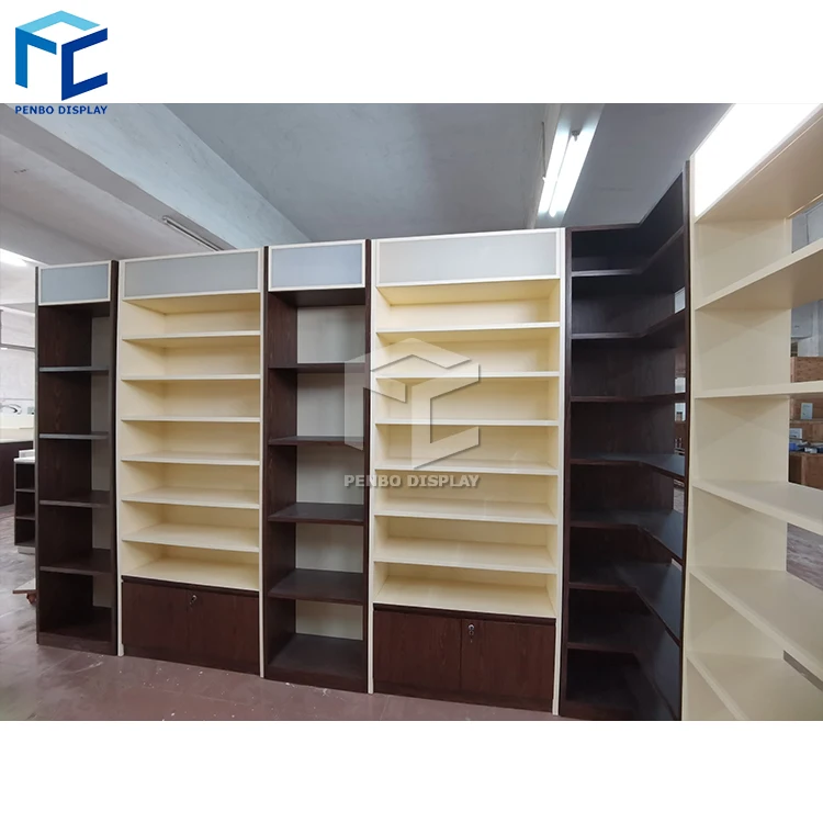 Modern Medical Store Display Counter Design Health Care Store Furniture Retail Pharmacy Counter Display Furniture for Pharmacy
