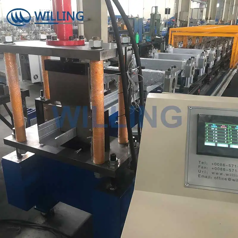 Full Automatic Rain Water Steel Downpipe Spout Roll Forming Machine Downspout Making Machine