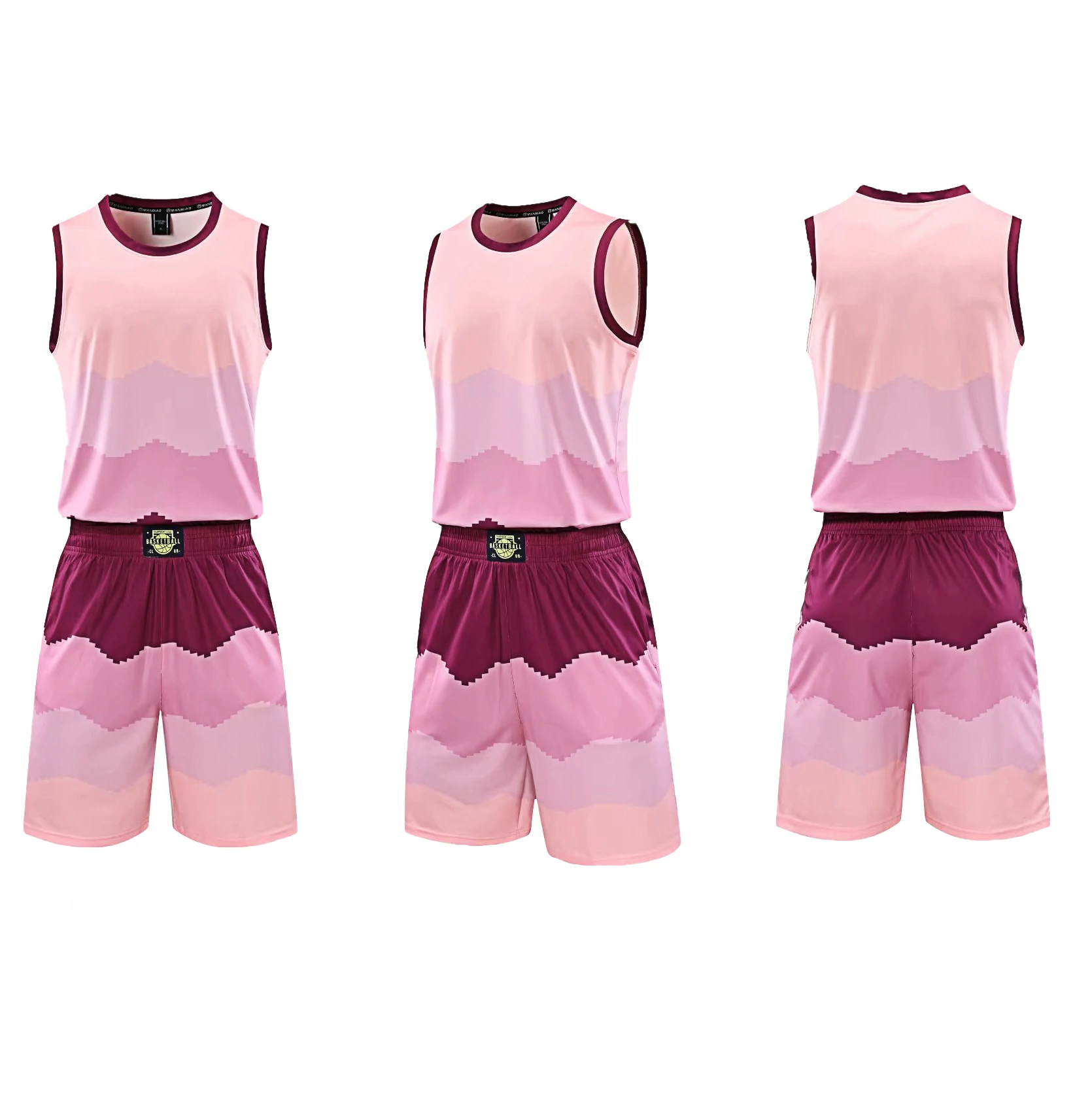 Cheap Best Sublimated design your own basketball uniform tracksuits