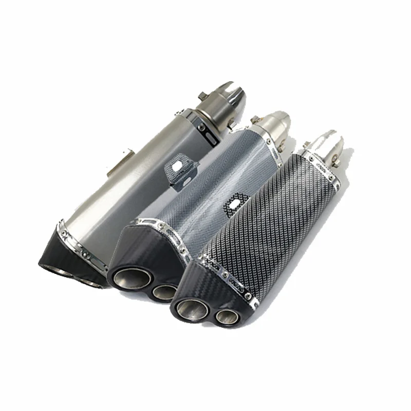 51mm universal motorcycle modified exhaust pipe db killer silencer for honda pcx 150 exhaust c650gt tmx530 cb500 muffler