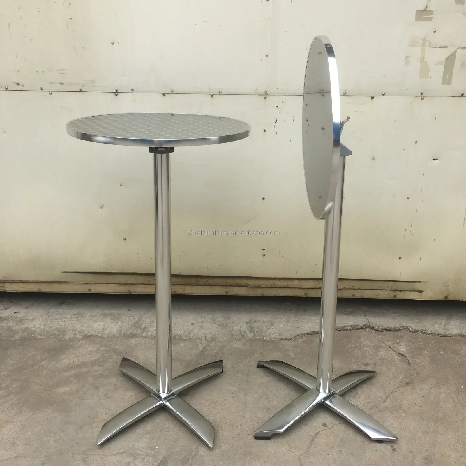 Контрактная мебель из нержавеющей стали с откидной крышкой алюминиевый садовый отель кафе ресторан бистро закрытые барные столы