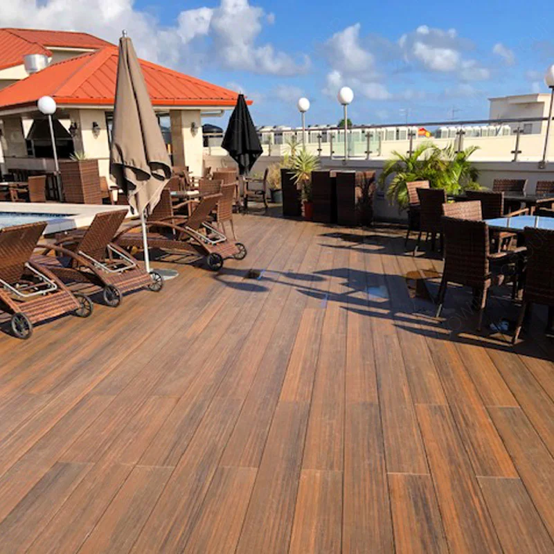 High Quality Wpc Composite Sun Proof Wood Plastic Wpc Extruded Decking