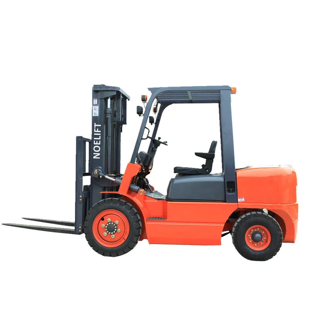 Emergency reverse switch 5 ton diesel forklift truck with optional paper roll clamp
