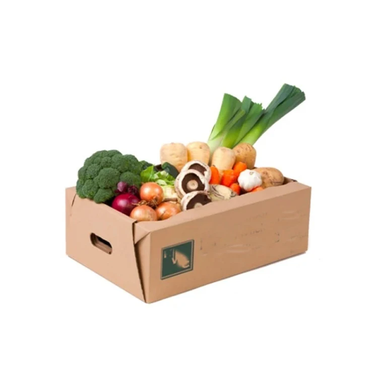Factory price rigids corrugated shipping fresh fruit vegetable Tomatoes packaging cardboard gift box