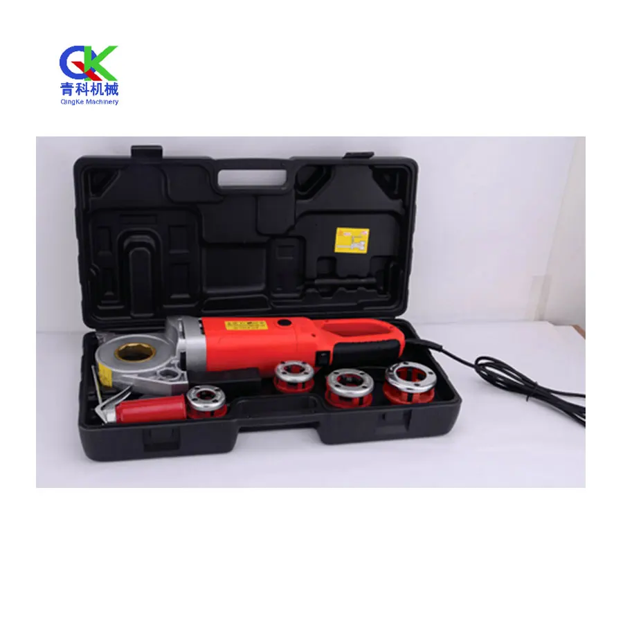 Clean thread and replace die head quickly Plumbing Tools Portable Electric Pipe Threading Machine