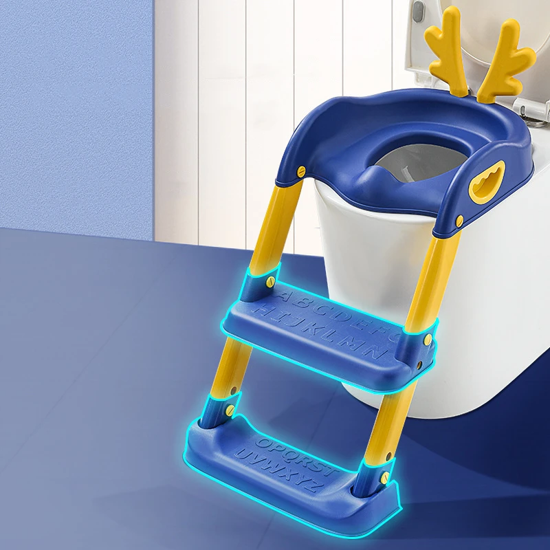 China Supplier Kids Toilet Trainer Potty Training Toilet Seat Ladder For Toddlers