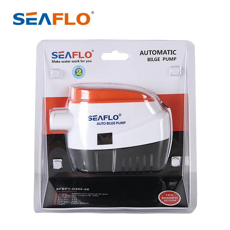 SEAFLO 12v bilge pump 750gph 1100gph Mini Solar Automatic 12v Bilge Pump with Float Switch submersible pump price list