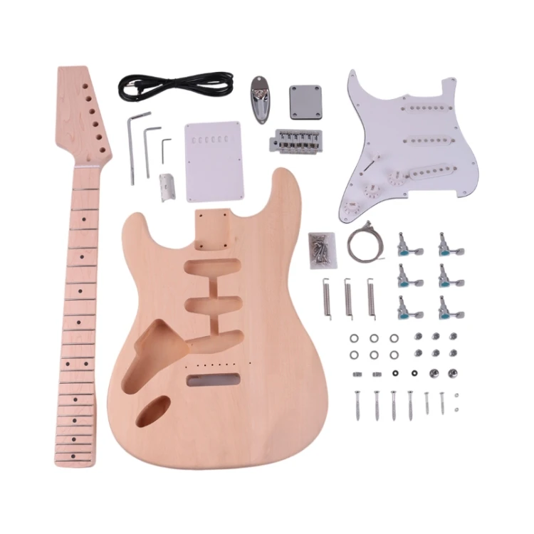 Electric guitar diy factory cheap price electric guitar kit diy electric guitars kit