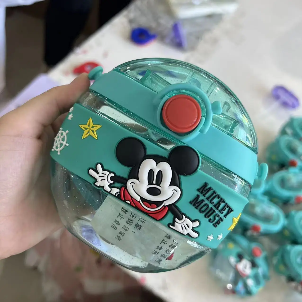 Water Bottle Children Bottle Glass Cartoon 60 Water Drinking with Lid for Straw Flip Lids Cap Mo Back to School Kids Bag TOUR