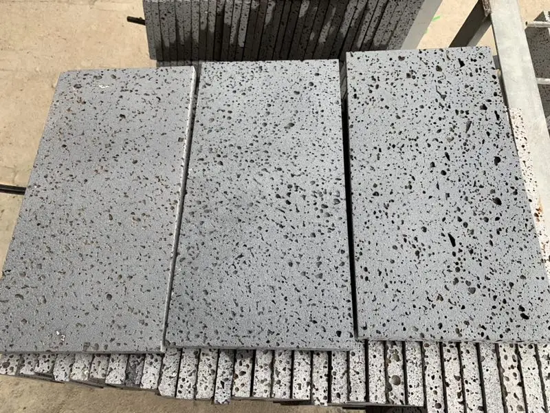 Hainan lava stone grill  pavers stone