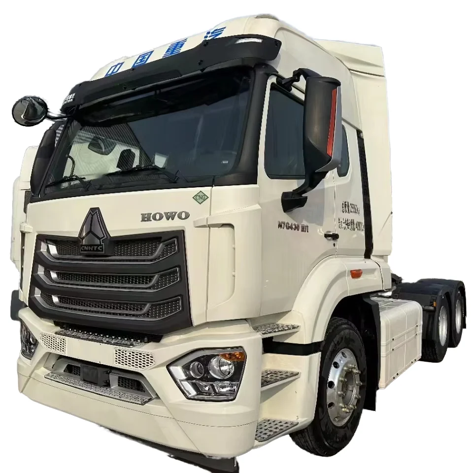 SINOTRUK HOWO N7G 440HP 6x4 тягач CNG механическая коробка передач дефлекторы боковые воздуха доступны как правые левые