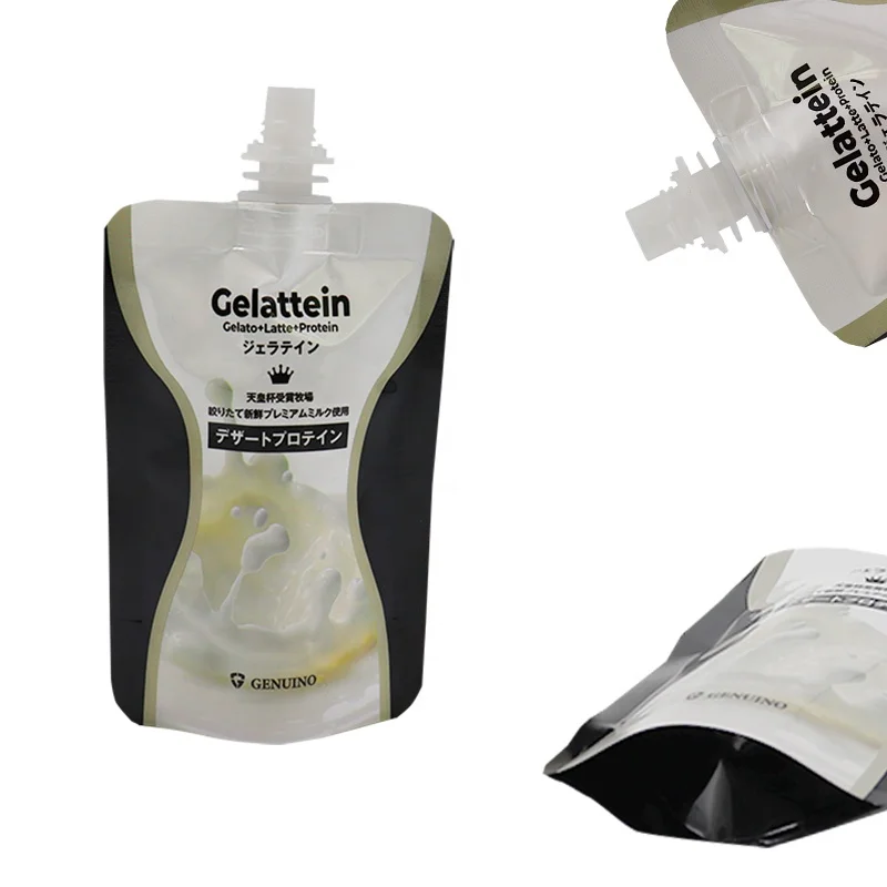 100 150 500ml Spout Pouch Liquid Stand Up Pouch Face Creams Sunblock Small Sachet Packet