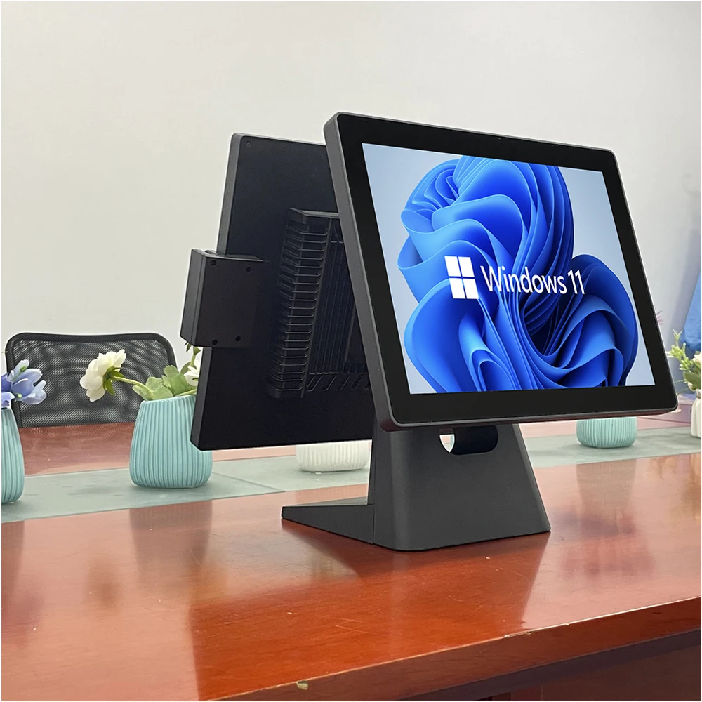 Jesen OEM POS  17/15 inch Touchscreen POS system cash register machine Cashier Retail Resolution for Restaurant