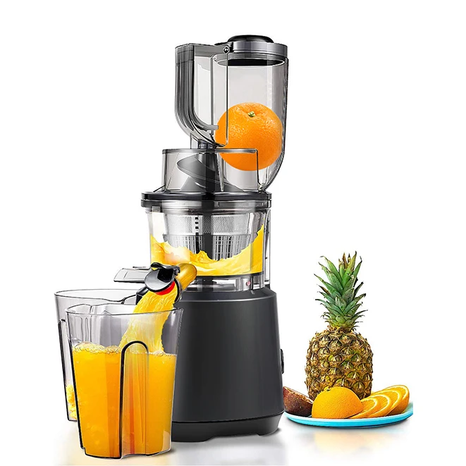 High Quality Oran Fruit Slow Juicer Extractor Machine Low-Speed Press with Reverse Function Brand New and Low Noise