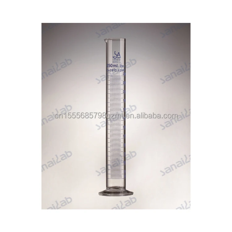 factory directly supply high quality low price glass measuring hexagon measuring cylinder
