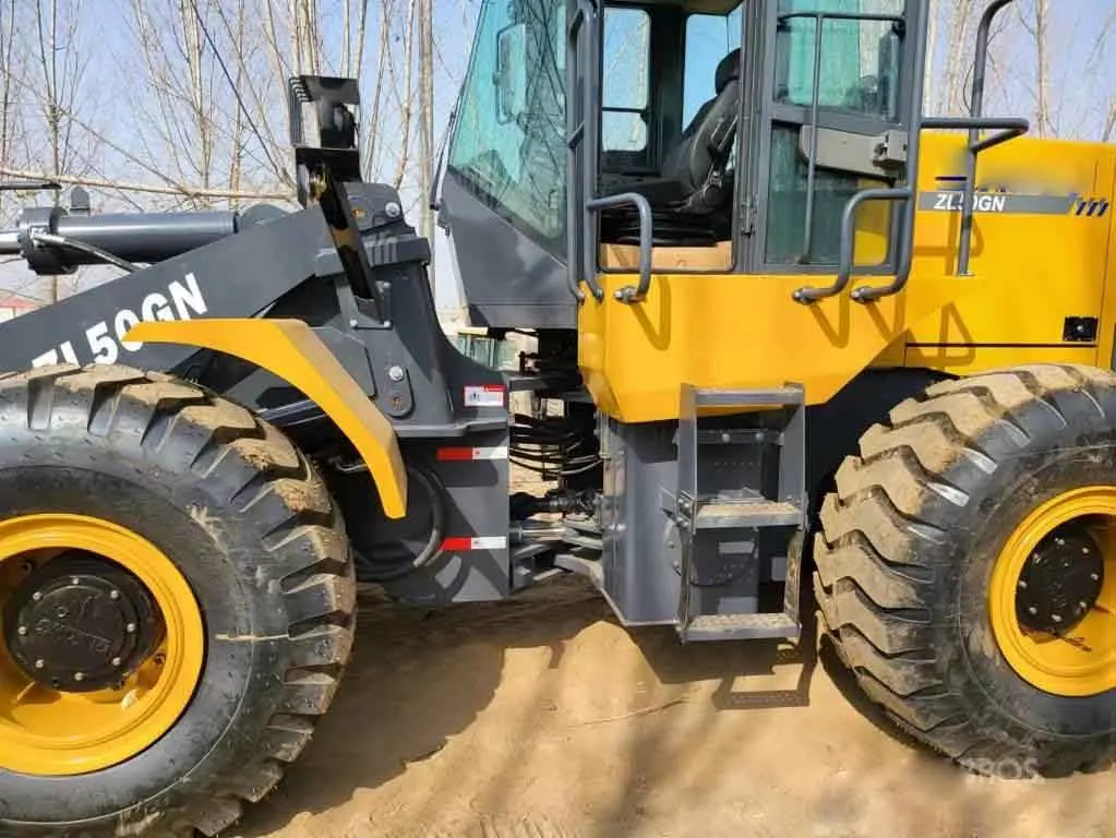 Low Fuel Consumption 5Ton 4.5M3 Wheel Loader ZL50GN Loaders Mini Loader with Cheap Price
