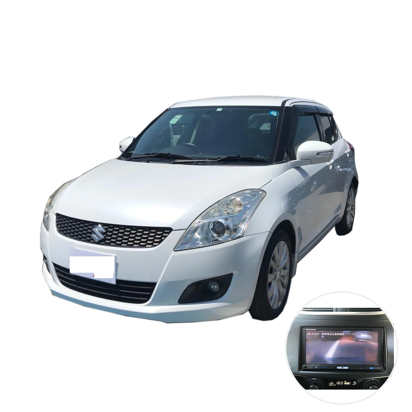 
Pearl White Swift Cruise Control Second Hand Used Suzuki Cars on Sale 