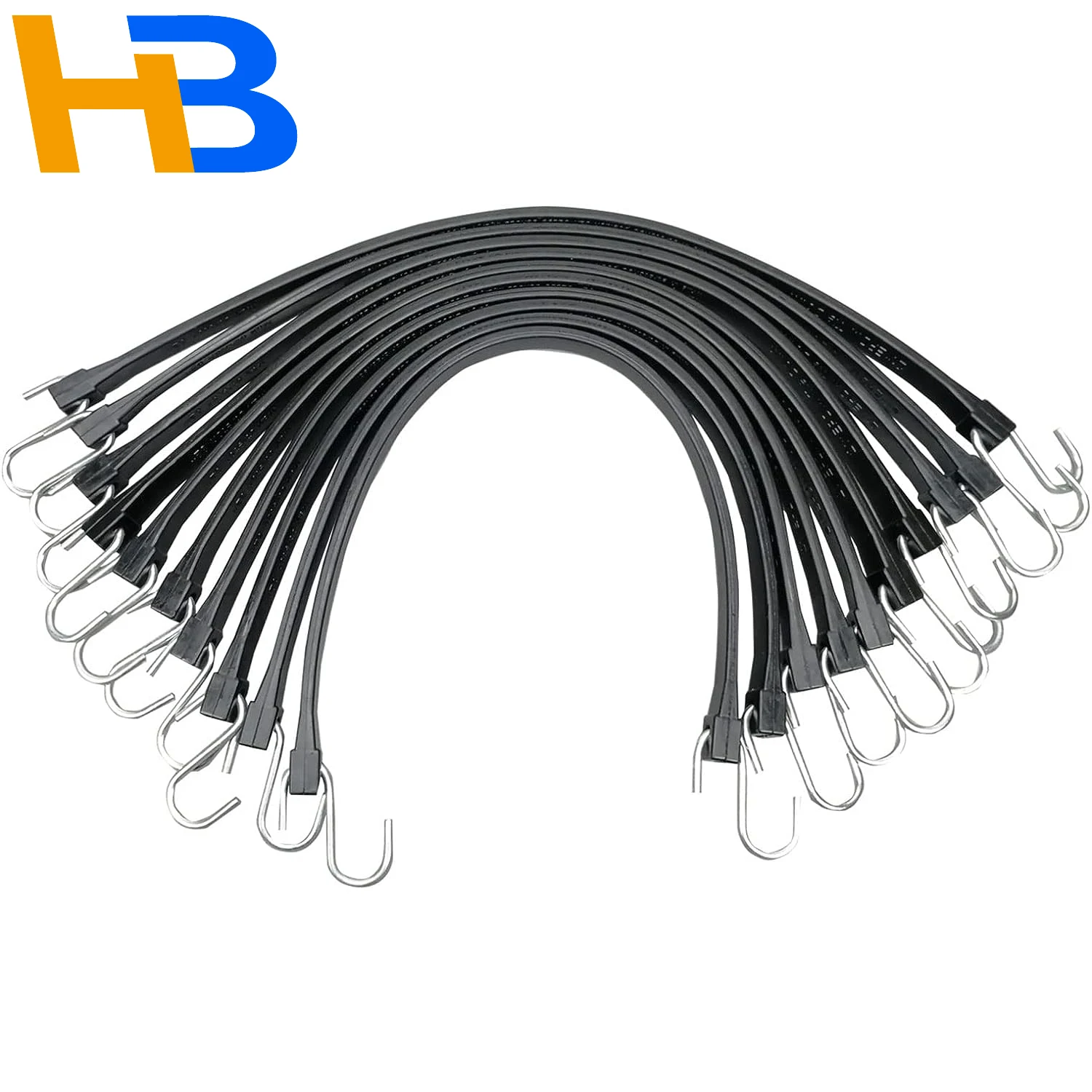 100% банджи-шнуры EPDM с металлическими обжимными крючками EPDM Sprap