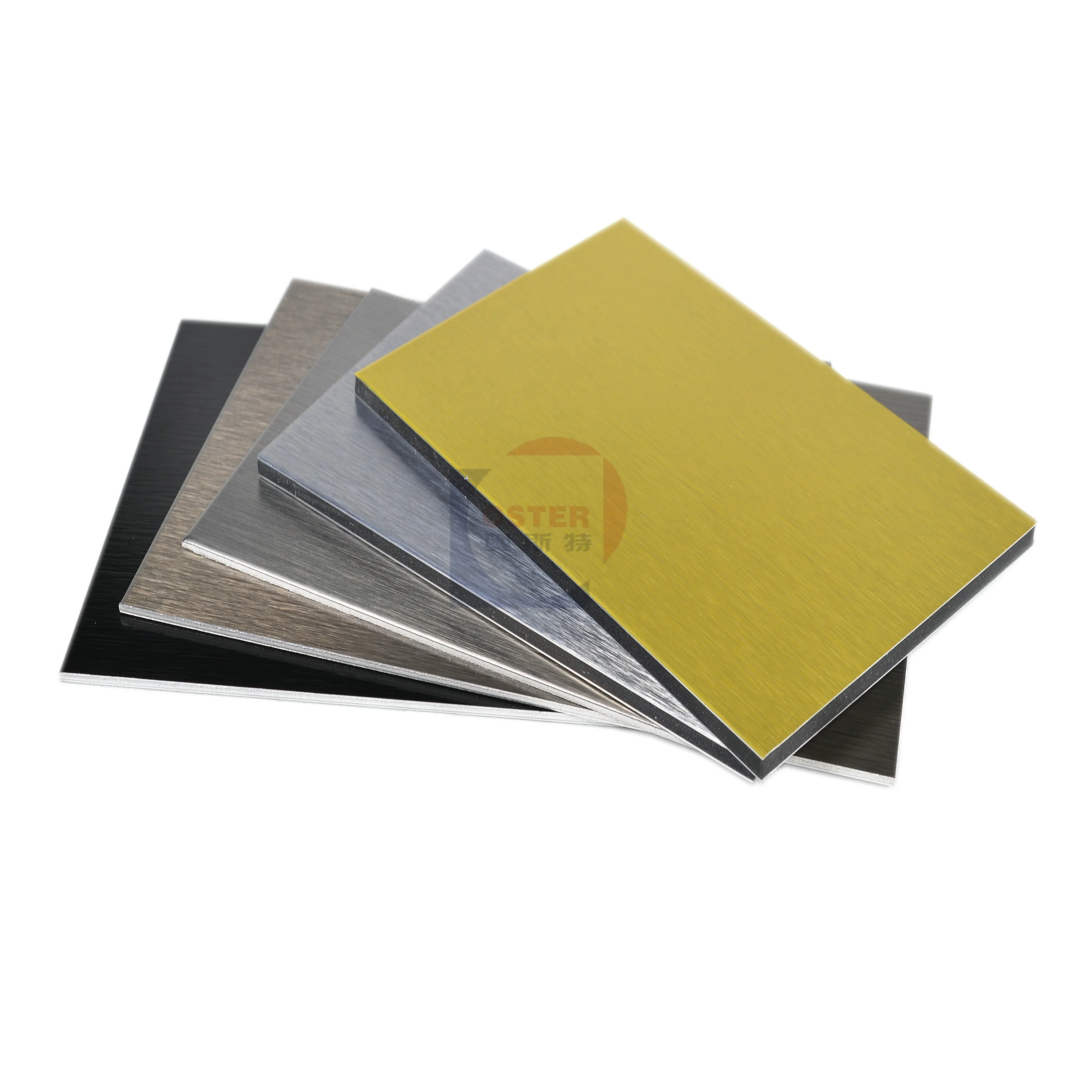 Silver Brush ACP Outdoor Aluminum Composite Panels for Exterior and Interior Concrete Cladding