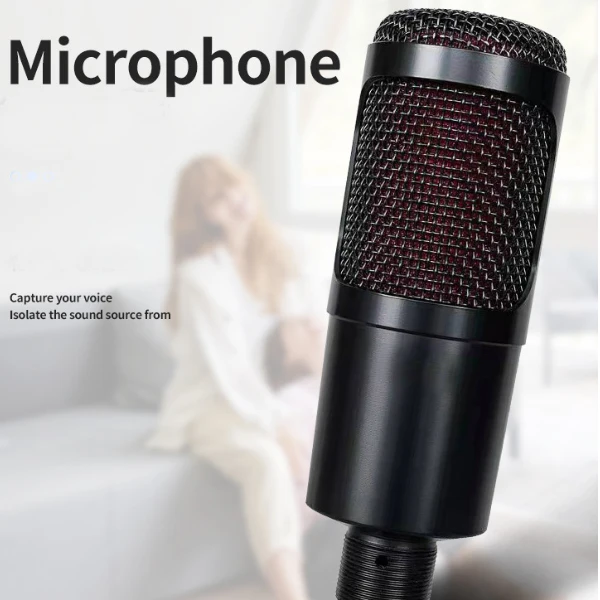Professional Microfone Microphon Microfono Recording Microphone Studio Recording Usb Computer Condenser Mike Mic Microphone