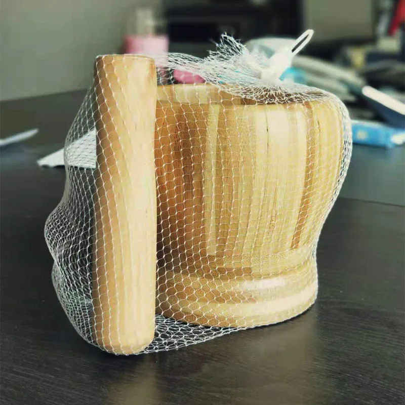 Bamboo Mortar and Pestle, Wooden Spice Grinder Tools Kitchen Utensil, Perfect To Grinding Garlic/Herb/Pill/Crushing Sesame Seeds