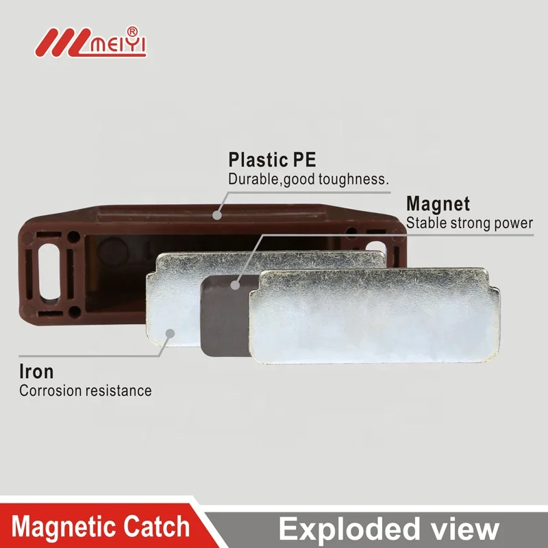 Meiyi plastic furniture cabinet door magnetic catch