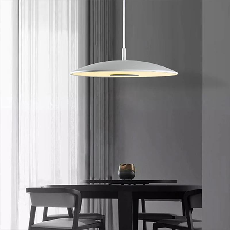  Современное Внутреннее Декоративное подвесное освещение для ресторана Светодиодная потолочная люстра с регулируемой яркостью и подвесной