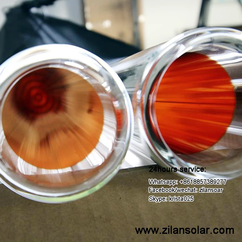 Solar Evacuated Tubes 58mm 1800mm solar vacuum tube for sale