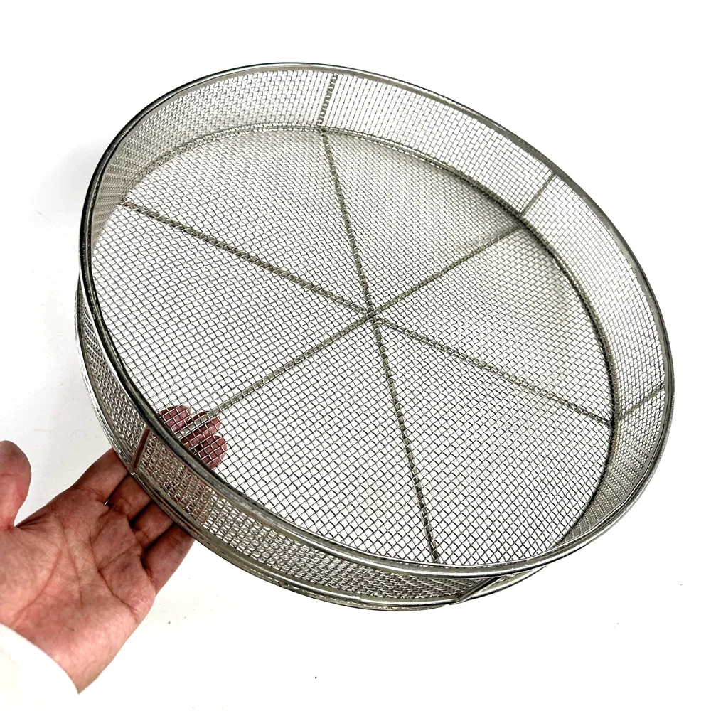 Manufacturers Custom food grade stainless steel wire mesh round basket for filter and storage