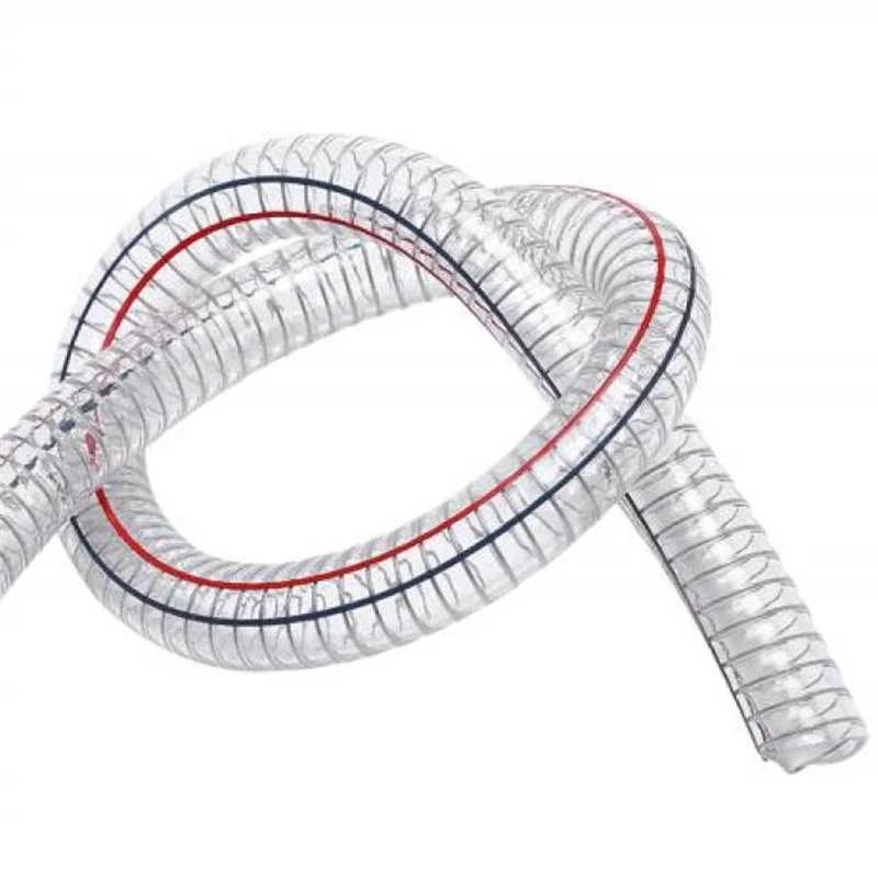 Spiral PVC Corrugate Hose Pvc Steel Wire Hose Food Grade Fiber Reinforced Hose
