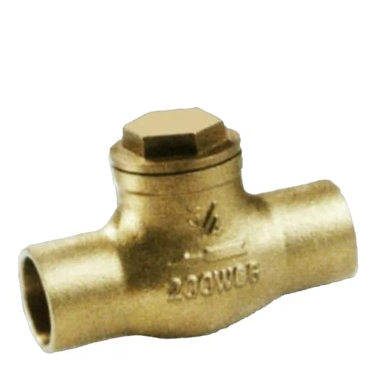 Brass inline Non-Return Swing Check Valve