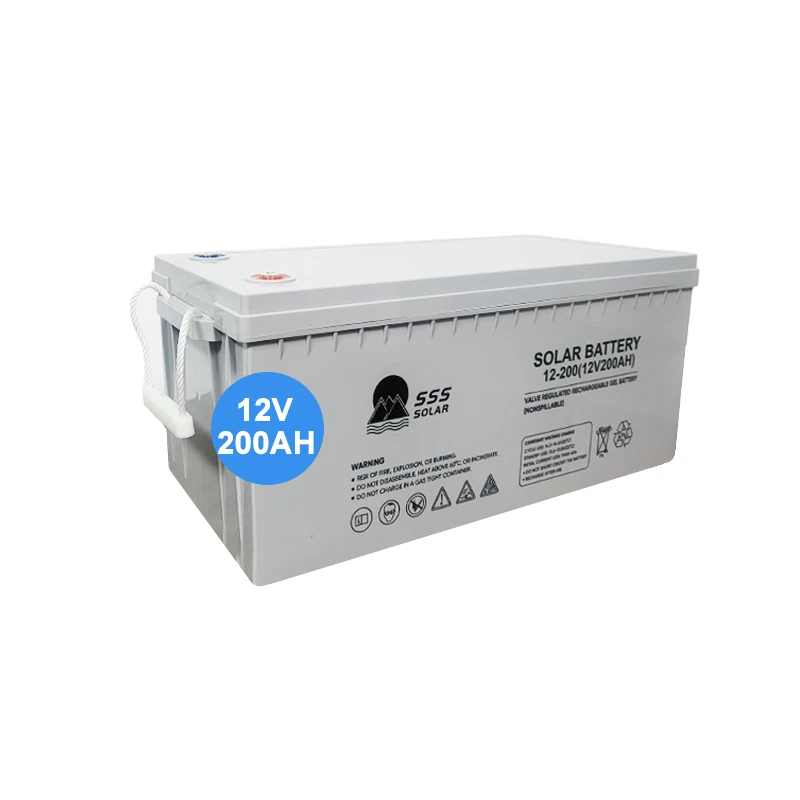 Industrial and commercial energy storage high voltage 12v 200ah solar energy storage  battery