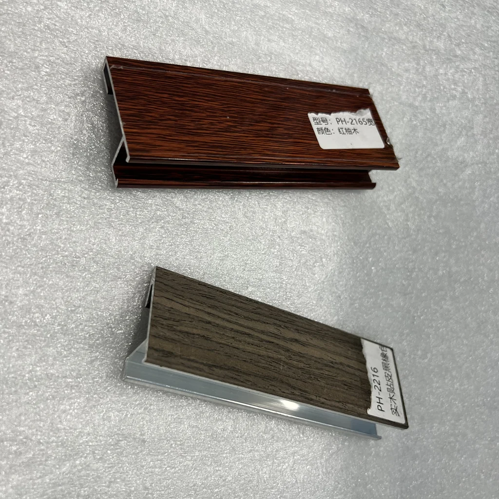 Wood Color Picture Frame Aluminum Photo Frame Factory Home Decoration Aluminium Profile for Mirror Frame