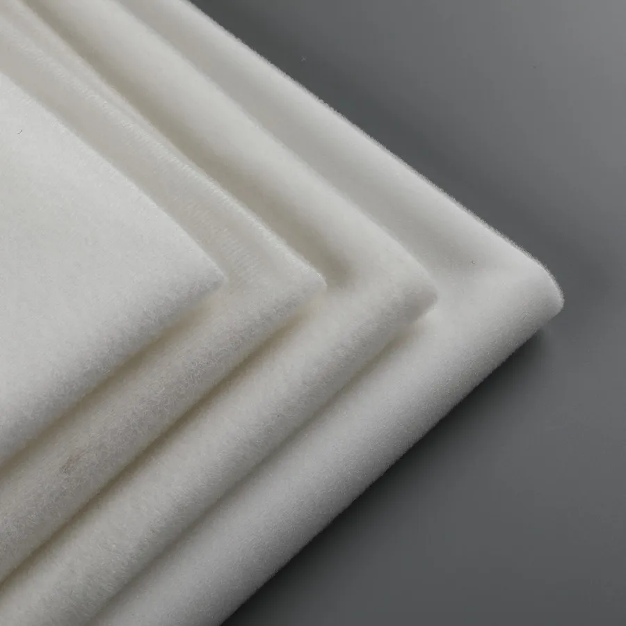 manufacturer directly supply 100% polyester hook receptive fabric Customized colorful tricot sticky fabric